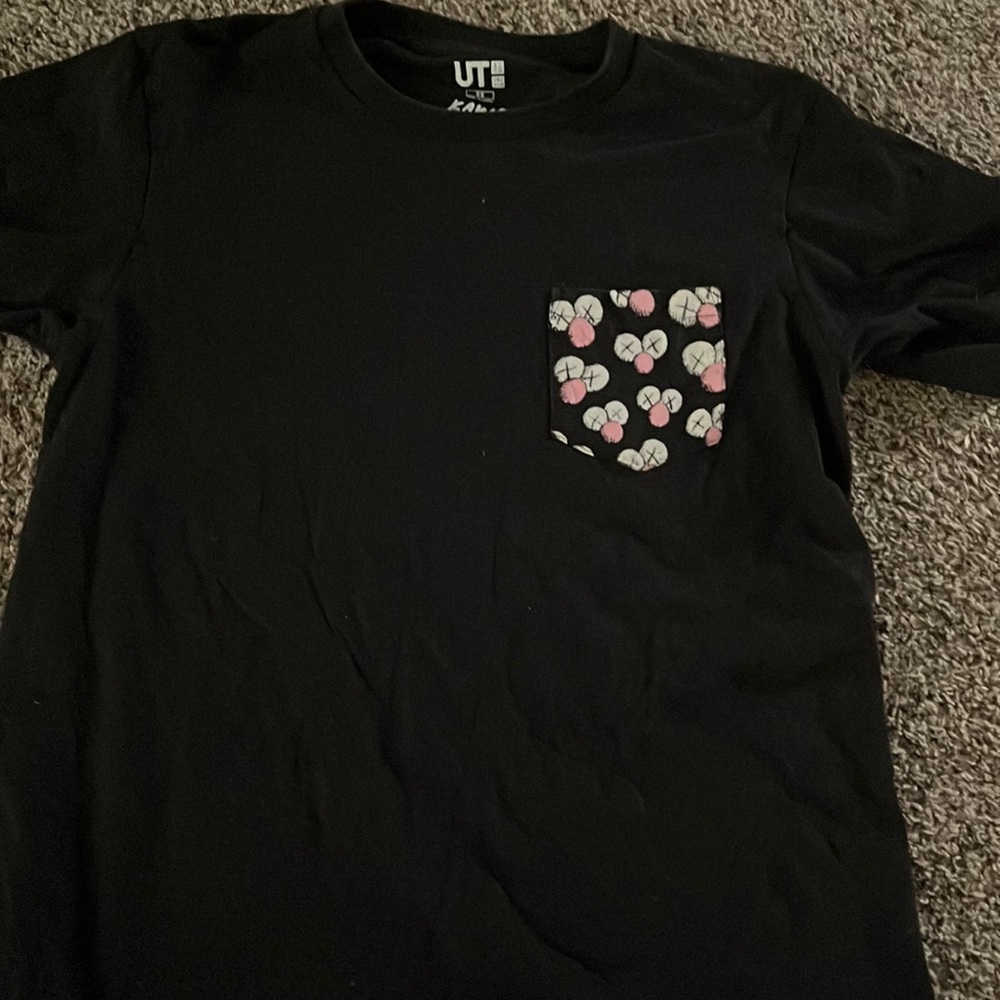 Kaws X Uniqlo pocket tee shirt
